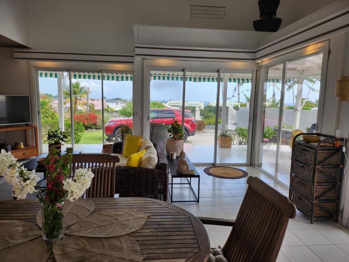 VILLA 6-10 PERS, VUE MER, Piscine Privée, PLAGE A PIEDS Le Gosier  Exterior foto